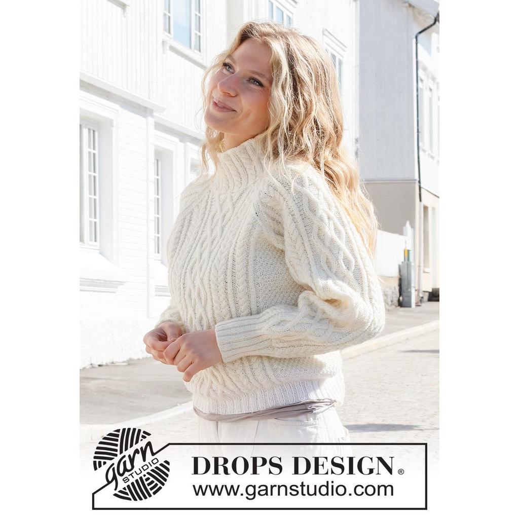 Snowy Trails Pullover Strickanleitung - Drops Design (PDF) bei bei bei bei bei bei bei bei bei bei bei bei Lieblingsgarn
