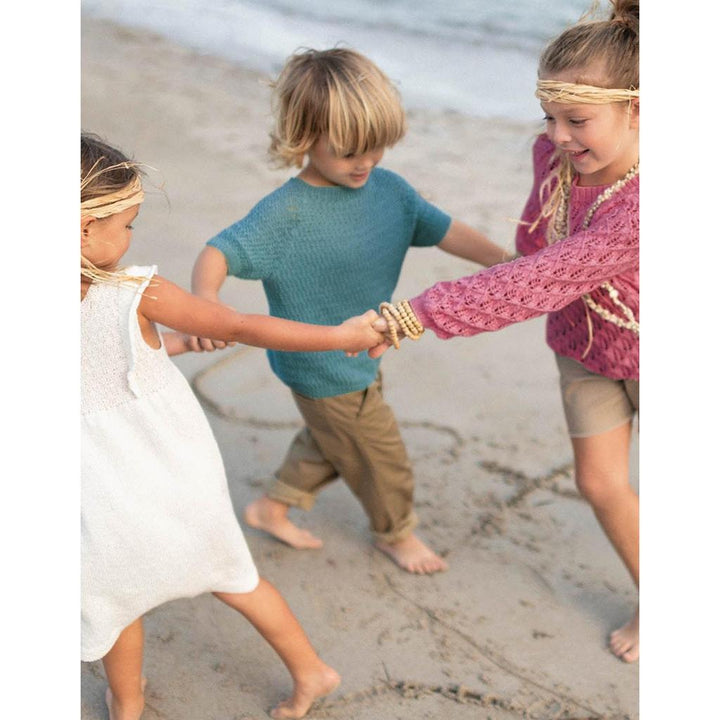 Kinder T-Shirt mit Raglanabnahmen Strickanleitung - Sandnes Garn / Anita Brathetland (PDF) bei bei bei bei Lieblingsgarn