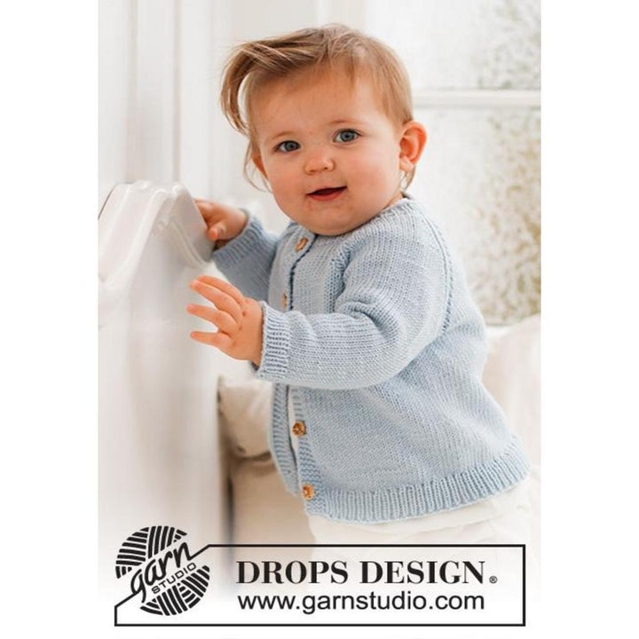 Baby Cardigan Dream in Blue Strickanleitung - Drops Design (PDF) bei bei bei bei bei bei bei bei bei bei bei Lieblingsgarn