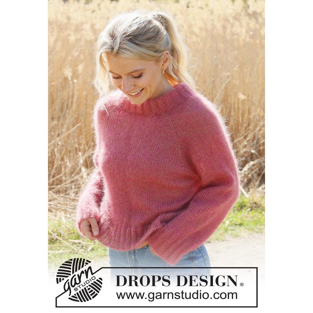Cranberry Kiss Sweater Strickanleitung - Drops Design (PDF) bei bei bei bei bei bei bei bei bei bei bei bei Lieblingsgarn