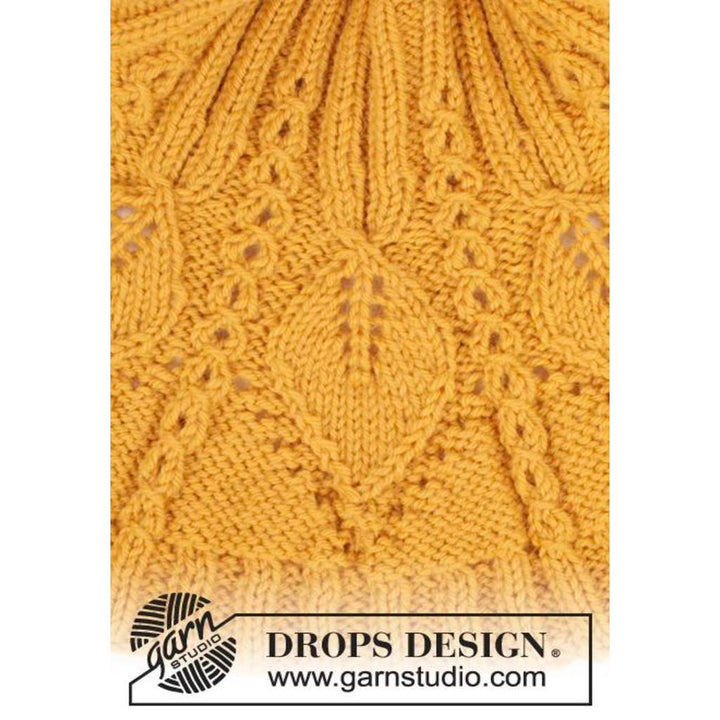 Hello Sunshine Baskenmütze Strickanleitung - Drops Design (PDF) bei bei bei bei bei bei bei bei bei bei bei bei Lieblingsgarn