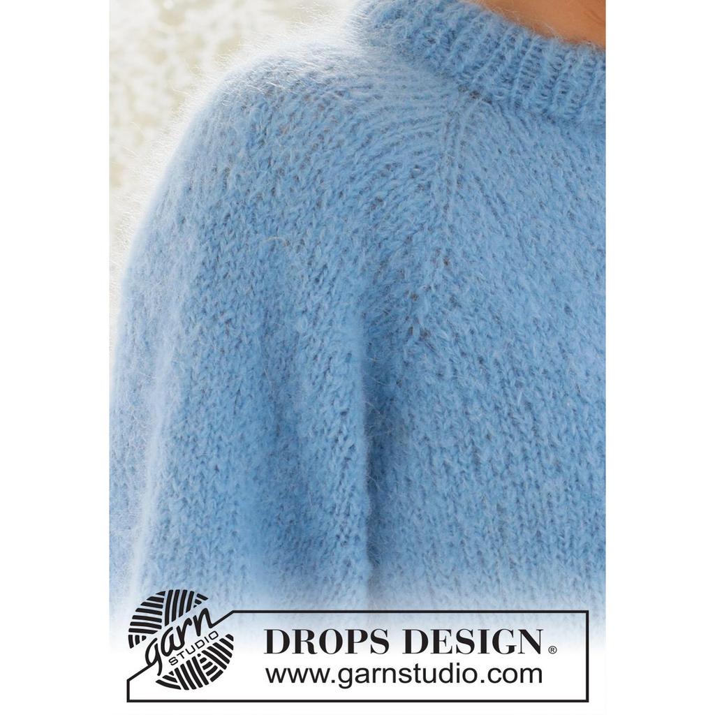 Blueberry Cream Sweater Strickanleitung - Drops Design (PDF) bei bei bei bei bei bei bei bei bei bei bei bei Lieblingsgarn