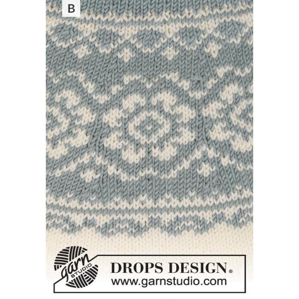 Periwinkle Pullover Strickanleitung - Drops Design (PDF) bei bei bei bei bei bei bei bei bei bei bei bei bei Lieblingsgarn