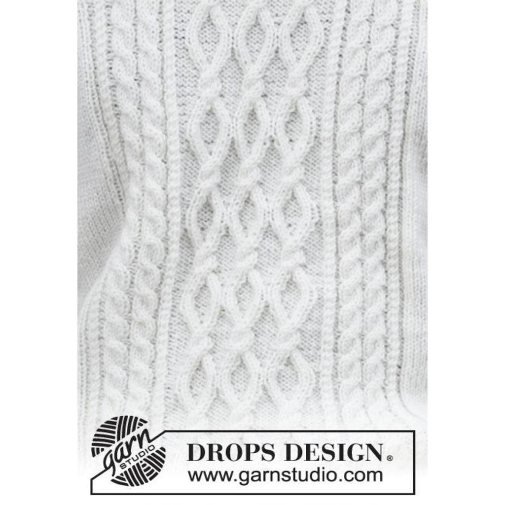 Herren Pullover mit Zopfmuster Strickanleitung - Drops Design (PDF) bei bei bei bei bei bei bei bei bei bei Lieblingsgarn