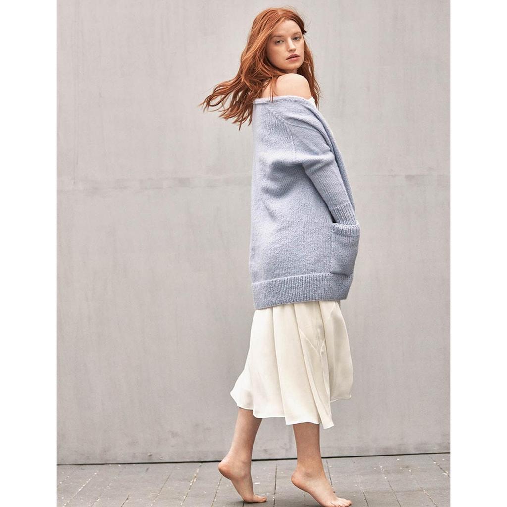 Lange Jacke mit Taschen Strickanleitung - Sandnes Garn / Liv Stangeland (PDF) bei bei bei bei bei bei bei bei Lieblingsgarn
