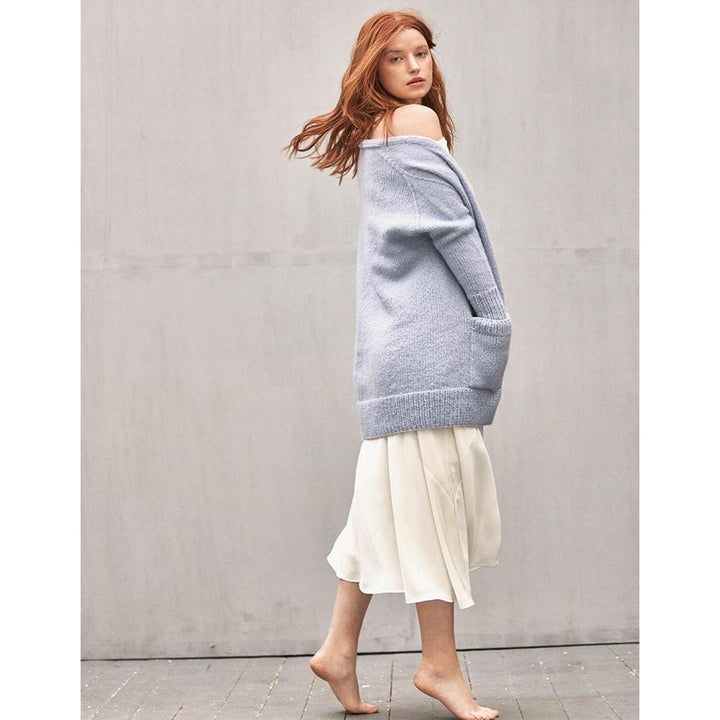 Lange Jacke mit Taschen Strickanleitung - Sandnes Garn / Liv Stangeland (PDF) bei bei bei bei bei bei bei bei Lieblingsgarn