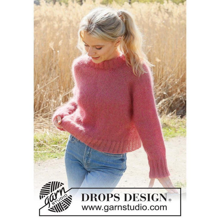 Cranberry Kiss Sweater Strickanleitung - Drops Design (PDF) bei bei bei bei bei bei bei bei bei bei bei bei Lieblingsgarn