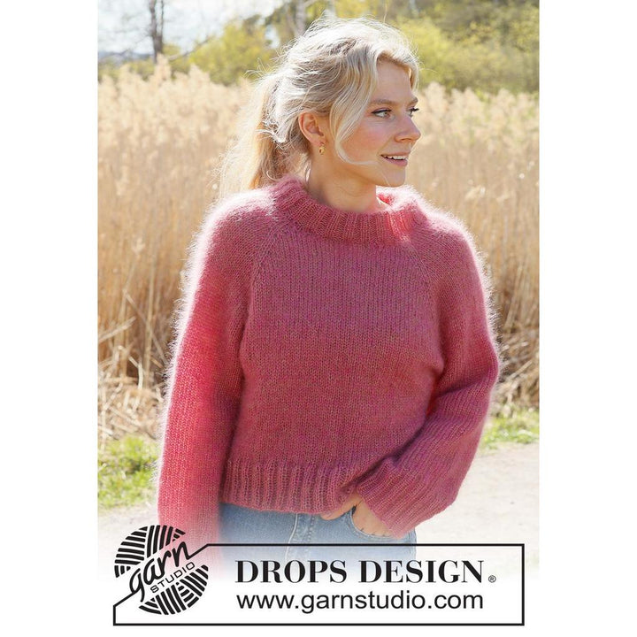 Cranberry Kiss Sweater Strickanleitung - Drops Design (PDF) bei bei bei bei bei bei bei bei bei bei bei bei Lieblingsgarn