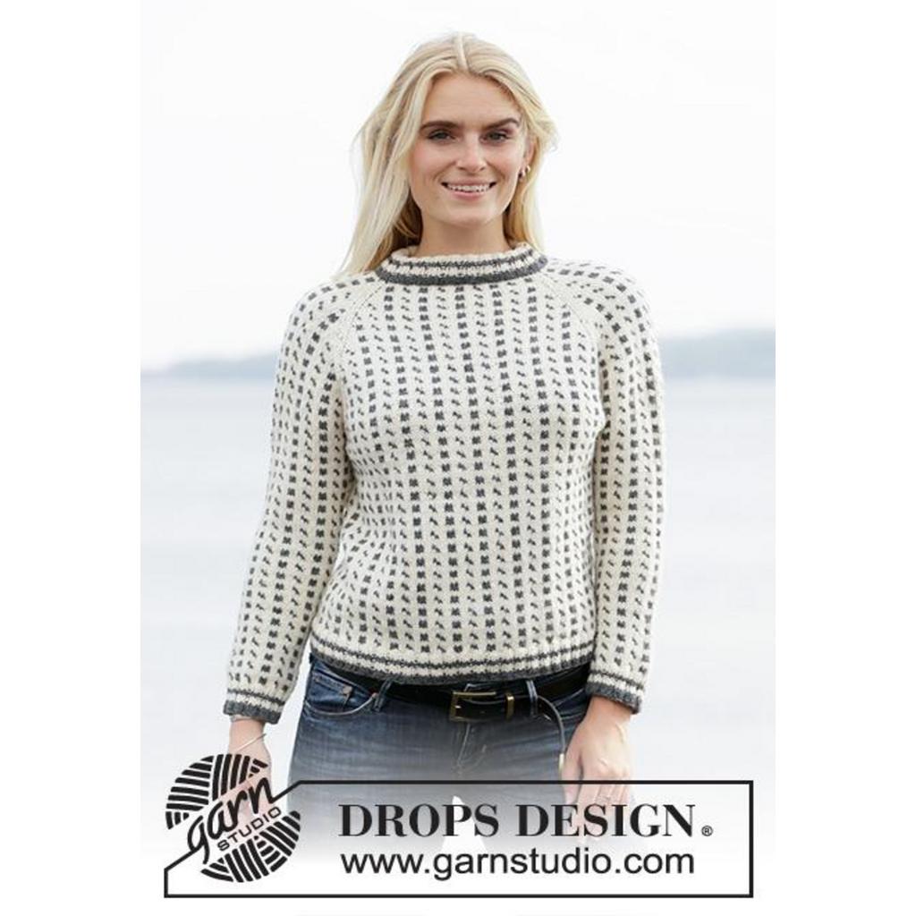 Reykjavik Pullover Strickanleitung - Drops Design (PDF) bei bei bei bei bei bei bei bei bei bei bei bei bei bei Lieblingsgarn