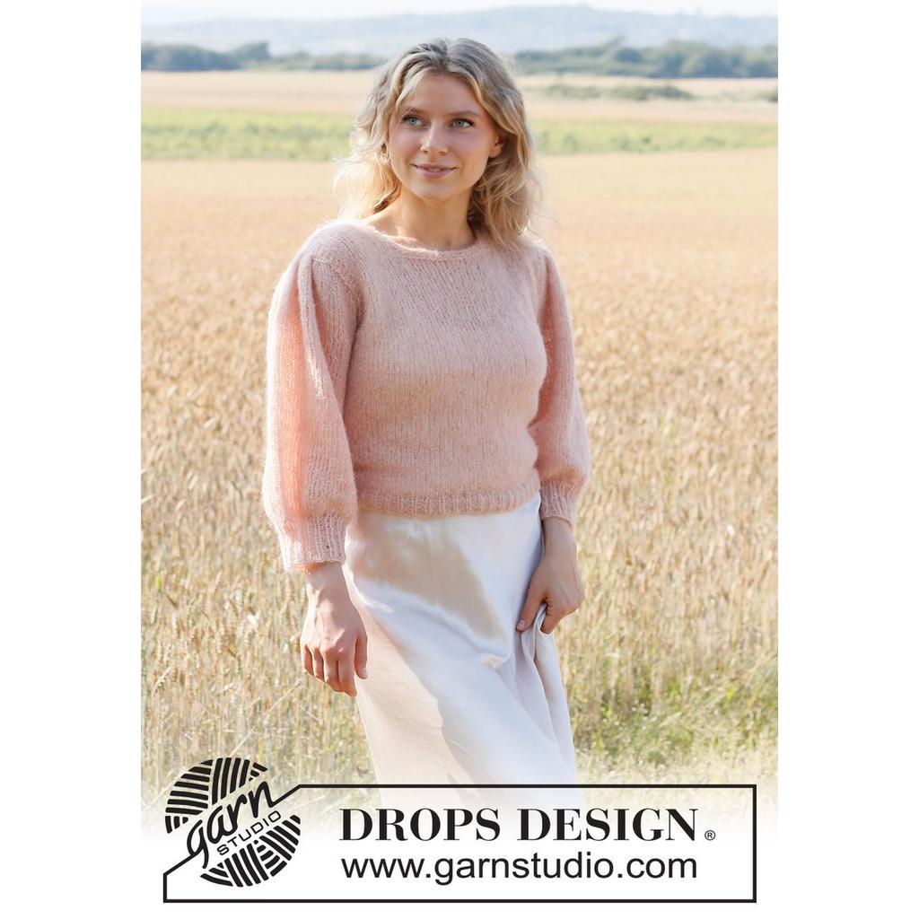 Peaches and Cream Pullover Strickanleitung - Drops Design (PDF) bei bei bei bei bei bei bei bei bei bei bei bei Lieblingsgarn