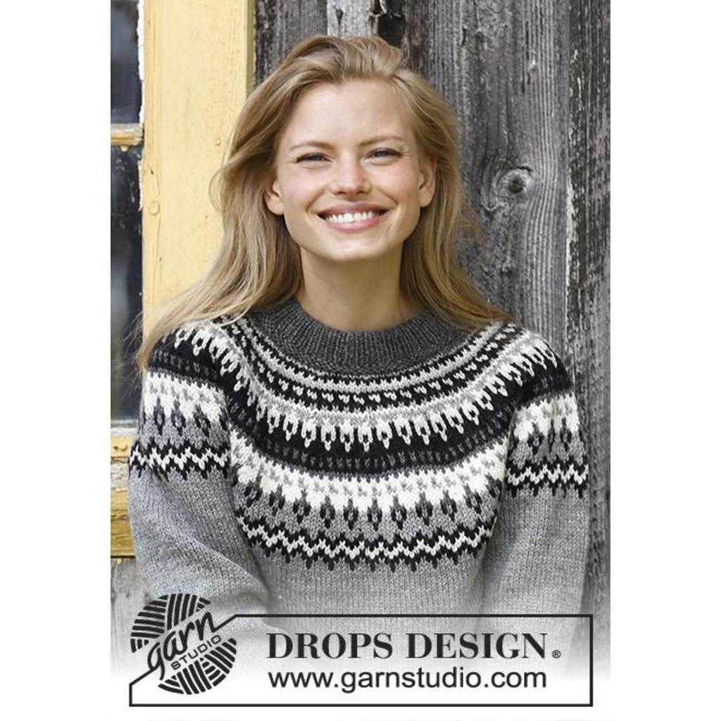 Night Shades Pullover Strickanleitung - Drops Design (PDF) bei bei bei bei bei bei bei bei bei bei bei bei Lieblingsgarn