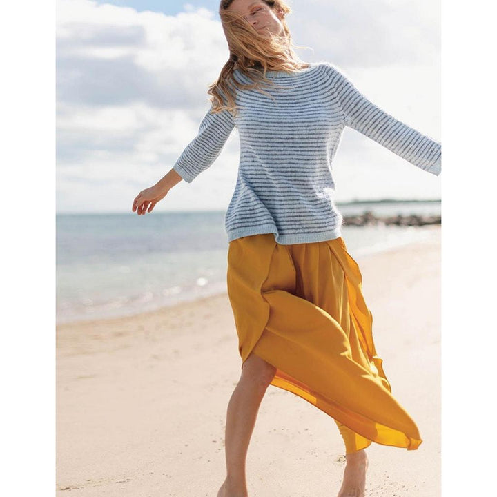 Sommer-Streifen Pullover Strickanleitung - Sandnes Garn / Anita Brathetland (PDF) bei bei bei bei bei bei bei Lieblingsgarn