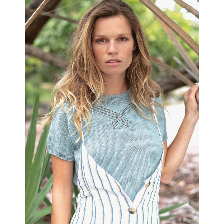 Schleife Shirt Strickanleitung - Sandnes Garn / Anita Brathetland (PDF) bei bei bei bei bei bei bei bei bei bei Lieblingsgarn
