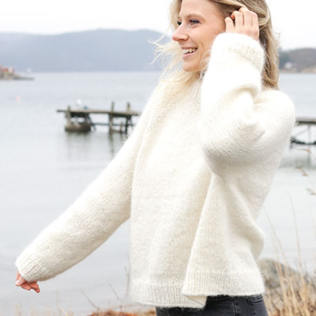 Drops Design Pattern Kuscheliger Pullover Sweet November Strickset - Drops (PDF) bei bei bei bei bei bei bei Lieblingsgarn