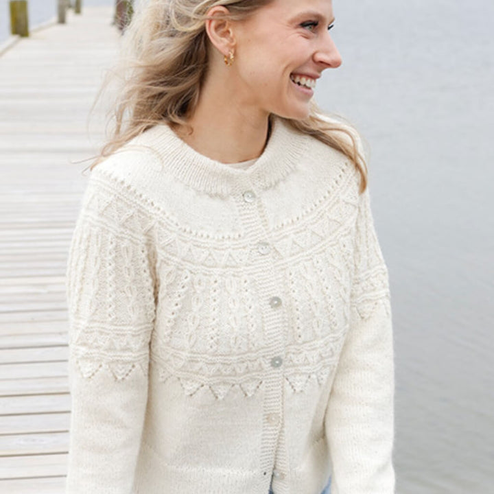 Drops Design Pattern Strickjacke Avalanche Cardigan Strickset - Drops (PDF) bei bei bei bei bei bei bei bei Lieblingsgarn