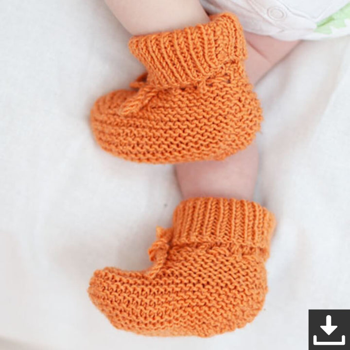 Drops Design Pattern Schuhe Orange Muffin Slippers Strickset - Drops (PDF) bei bei bei bei bei bei bei bei bei Lieblingsgarn