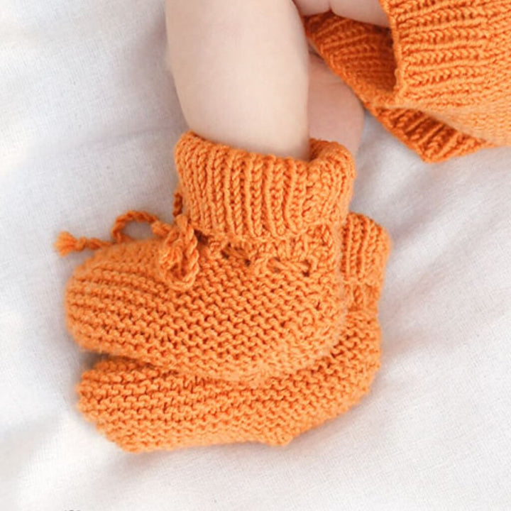 Drops Design Pattern Schuhe Orange Muffin Slippers Strickset - Drops (PDF) bei bei bei bei bei bei bei bei bei Lieblingsgarn