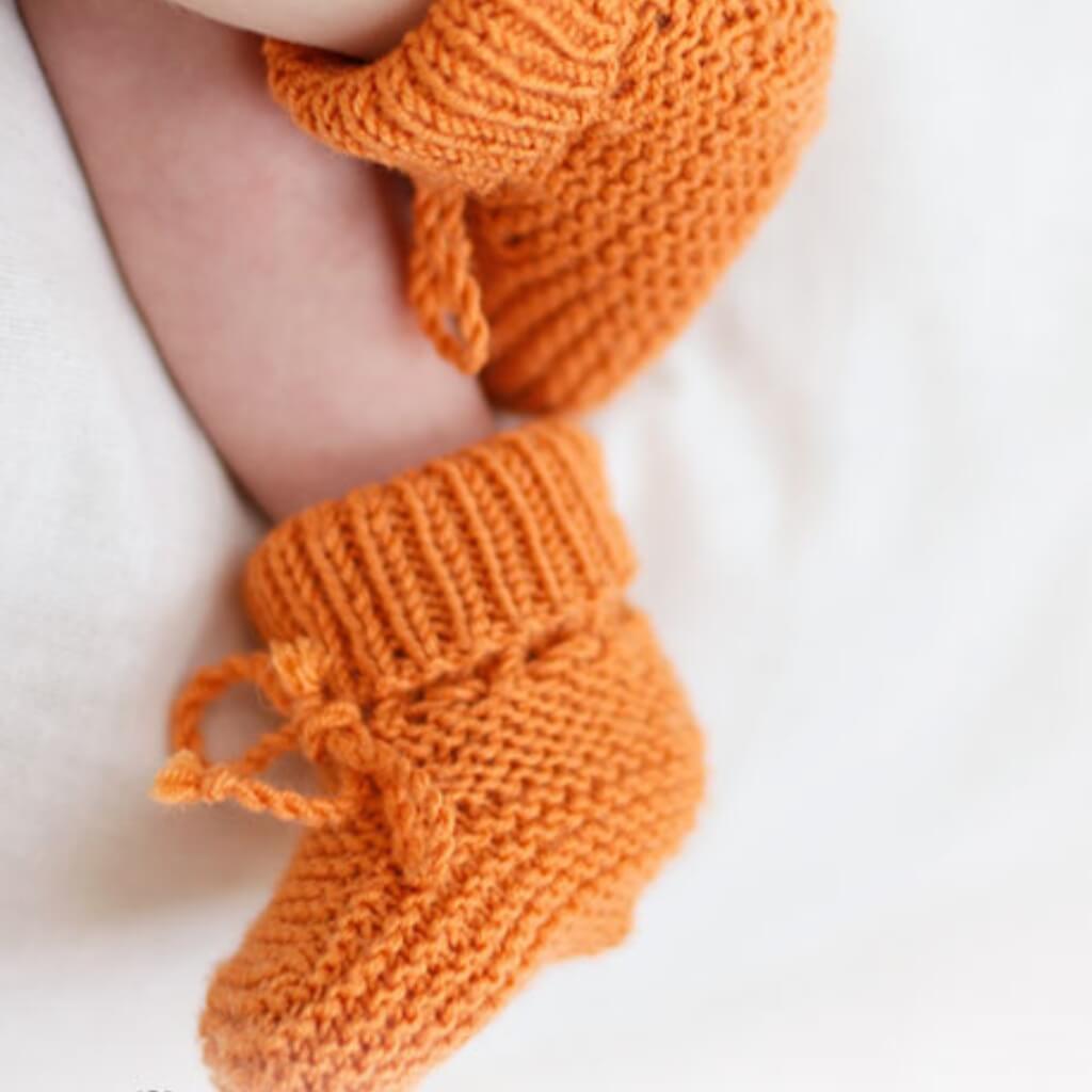 Drops Design Pattern Schuhe Orange Muffin Slippers Strickset - Drops (PDF) bei bei bei bei bei bei bei bei bei Lieblingsgarn