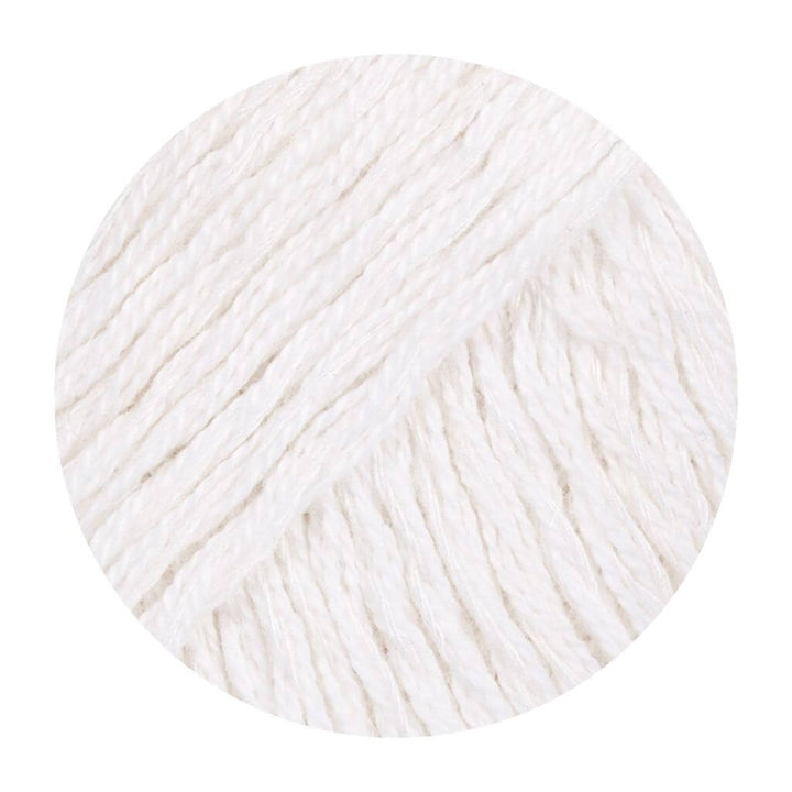 Drops Design Drops Belle, Farbe 01 white – Baumwolle, Leinen und Synthetik bei Lieblingsgarn