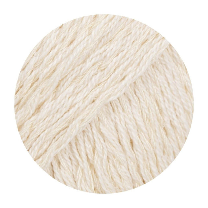 Drops Design Drops Belle, Farbe 02 off white – Baumwolle, Leinen und Synthetik bei Lieblingsgarn