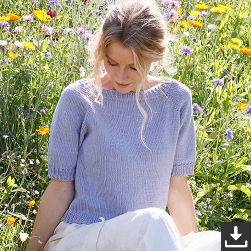 Drops Design Pattern Damen Top April Awakens Strickset - Drops (PDF) bei bei bei bei bei bei bei bei bei bei Lieblingsgarn