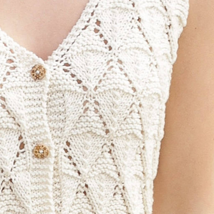 Drops Design Pattern Weste Dazzling Diamonds Vest Strickset- Drops (PDF) bei bei bei bei bei bei bei bei bei Lieblingsgarn