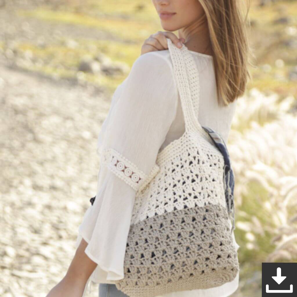 Drops Design Pattern Gehäkelte Tasche To The Beach Häkelset - Drops (PDF) bei bei bei bei bei bei bei bei bei Lieblingsgarn