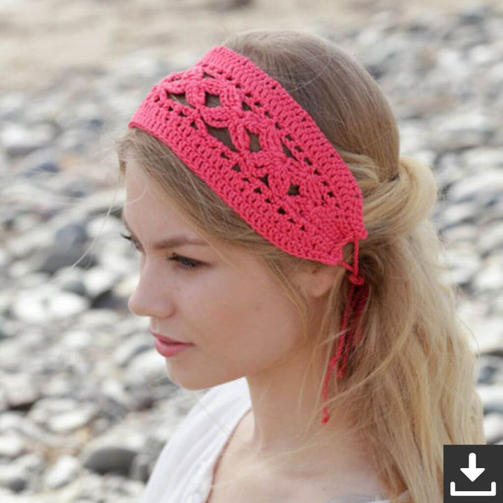 Drops Design Pattern Haarband Emmylou Häkelset - Drops (PDF) bei bei bei bei bei bei bei bei bei bei bei bei Lieblingsgarn