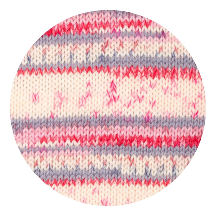 Drops Design Drops Fiesta, Farbe 19 berries &amp; cream – Schurwolle und Synthetik bei Lieblingsgarn