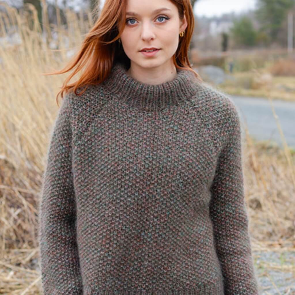 Drops Design Pattern Pullover Forest Trails Sweater Strickset - Drops (PDF) bei bei bei bei bei bei bei bei Lieblingsgarn