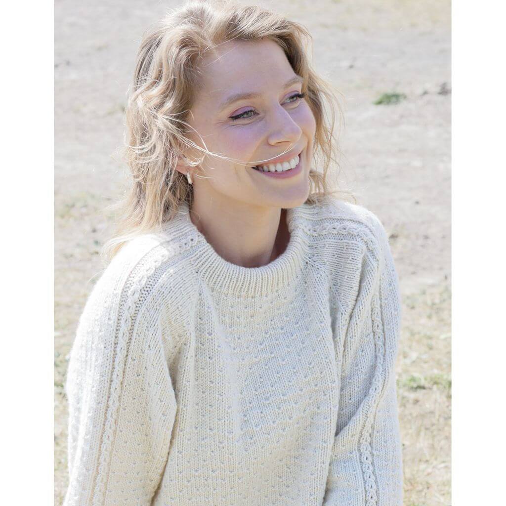 Drops Design Pattern Damen Pullover Winter Rain Strickset - Drops (PDF) bei bei bei bei bei bei bei bei bei bei Lieblingsgarn
