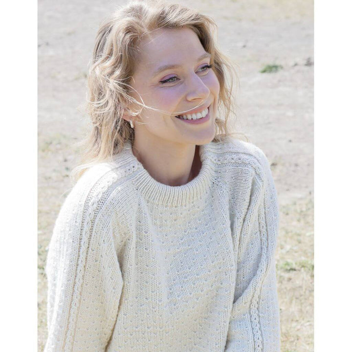 Drops Design Pattern Damen Pullover Winter Rain Strickset - Drops (PDF) bei bei bei bei bei bei bei bei bei bei Lieblingsgarn