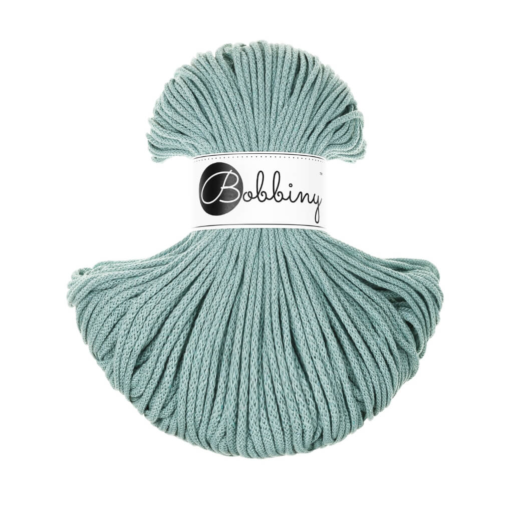 Bobbiny Kordel Junior 3mm x 100 m, Farbe Duck Egg Blue – Baumwolle bei Lieblingsgarn