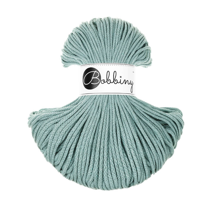 Bobbiny Kordel Junior 3mm x 100 m, Farbe Duck Egg Blue – Baumwolle bei Lieblingsgarn
