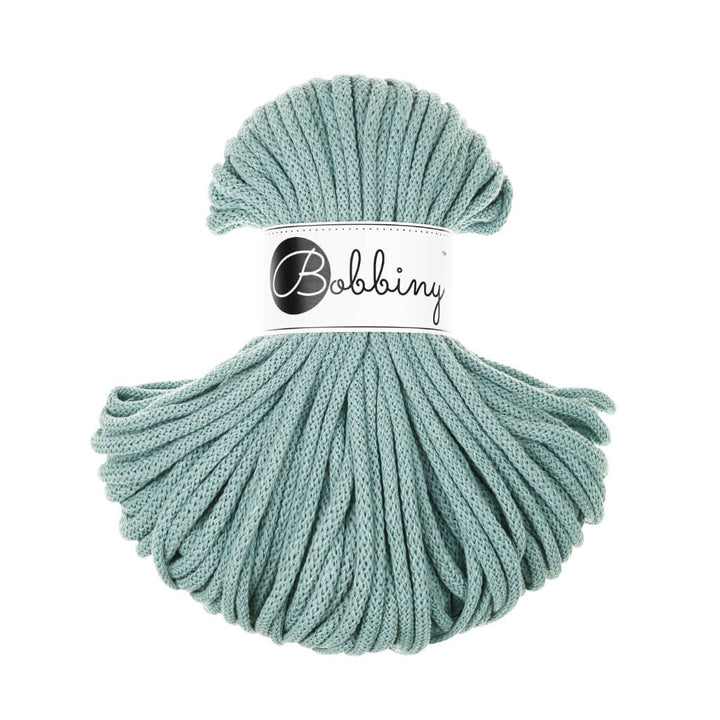 Bobbiny Premium Kordel 5 mm x 50 m, Farbe Duck Egg Blue – Baumwolle bei Lieblingsgarn