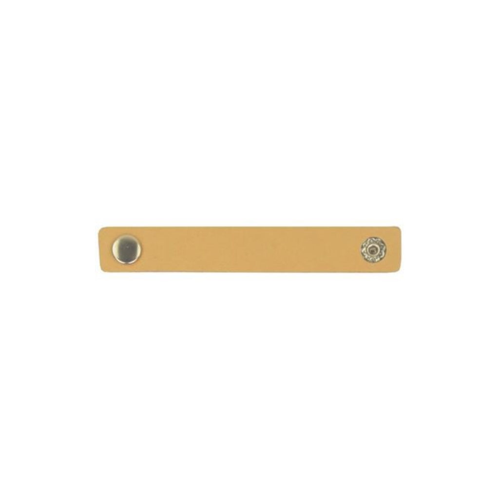 Durable 2 Stk. Lederlabel mit Druckknopf - beschreibbar bei bei bei bei bei bei bei bei bei bei Lieblingsgarn