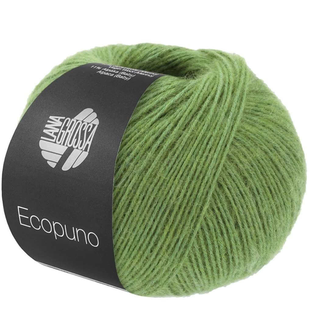 Lana Grossa Ecopuno, Farbe 225 Birnengrün – Alpaka, Baumwolle und Merino bei Lieblingsgarn