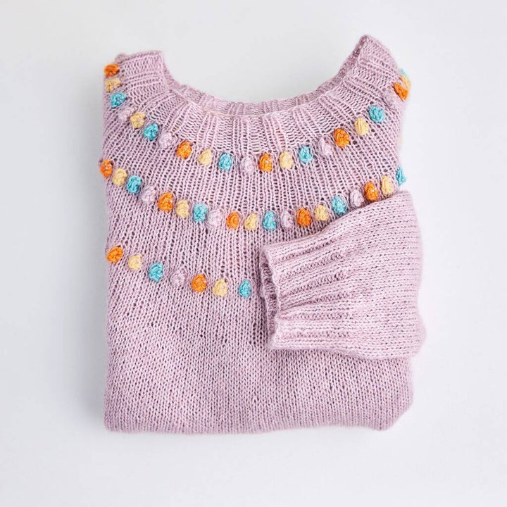 Lana Grossa Ecopuno Manoppa Sweater - Rosa P. Booklet No. 2 bei bei bei bei bei bei bei bei bei bei Lieblingsgarn