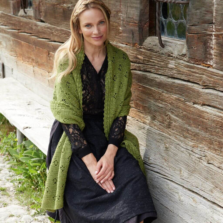 Lana Grossa Pattern Lochmuster Schal Häkelset - Lana Grossa (PDF) bei bei bei bei bei bei bei bei bei bei bei Lieblingsgarn