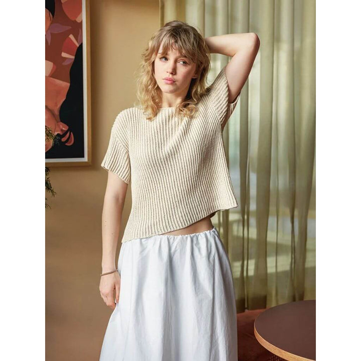 Sandnes Garn Pattern Damen Shirt Fenny Tee Strickanleitung - Sandnes Garn (Heft) bei bei bei bei bei bei bei Lieblingsgarn