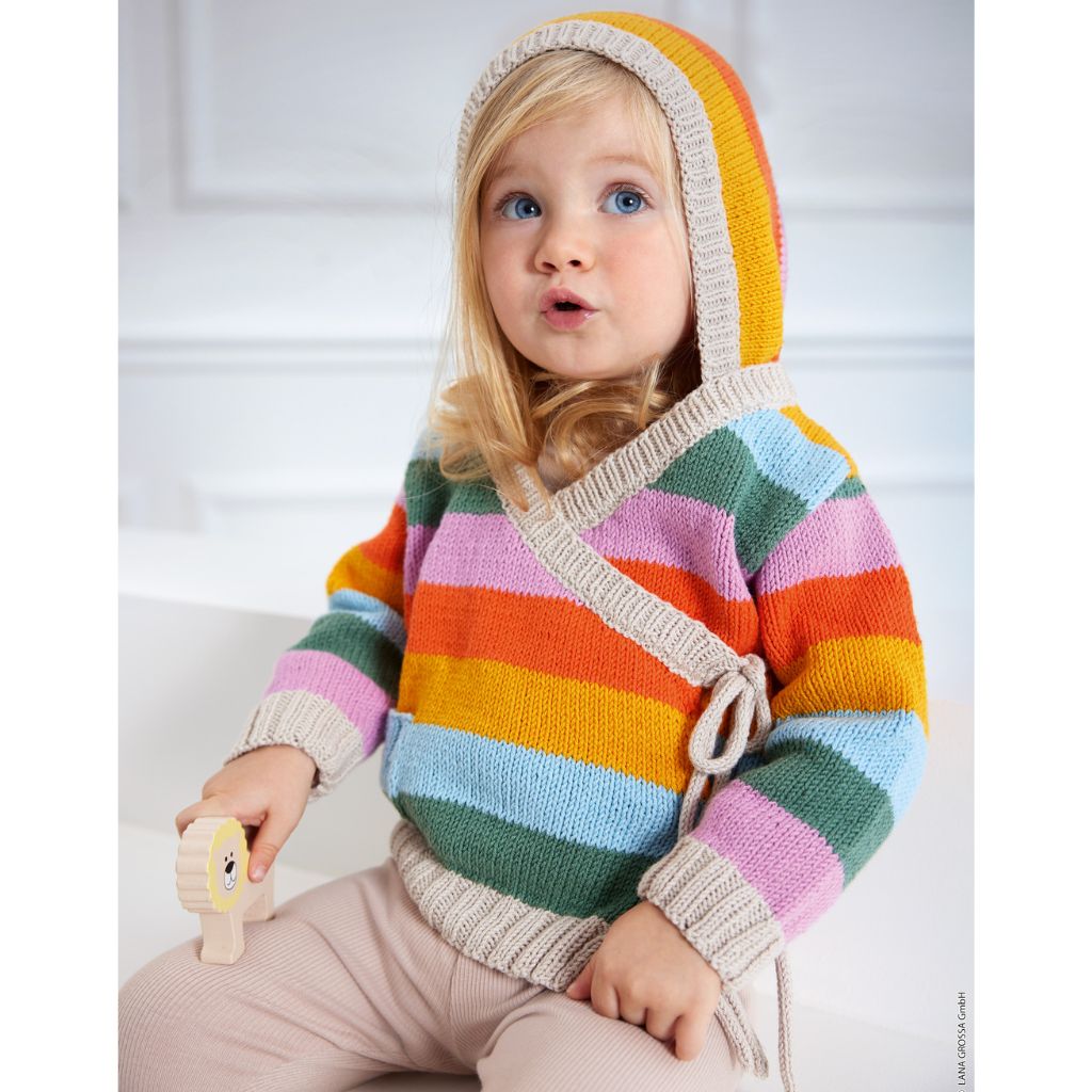 Lana Grossa Pattern Kapuzenjacke Kind Strickanleitung - Lana Grossa (Heft) bei bei bei bei bei bei bei bei Lieblingsgarn