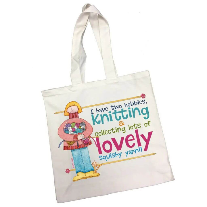 Emma Ball bedruckte Tasche, Farbe BAG KNIT01 – Baumwolle bei Lieblingsgarn