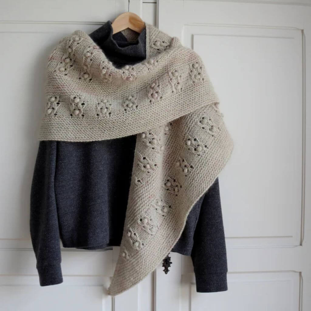 Eviknitwear Schal Frühling Shawl Strickanleitung - Eviknitwear (PDF) bei bei bei bei bei bei bei bei bei bei Lieblingsgarn