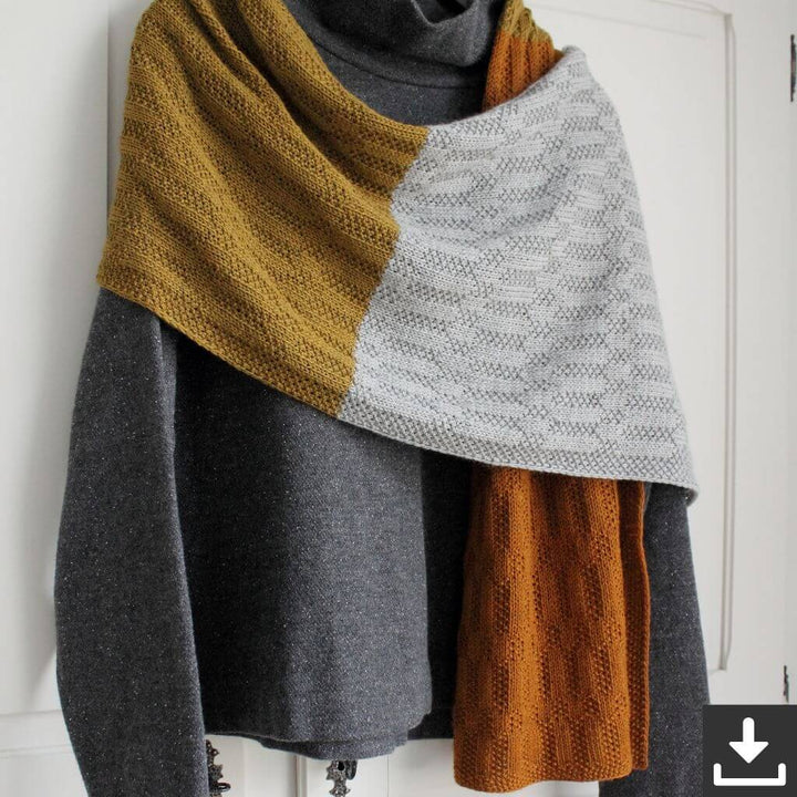 Eviknitwear Pattern Schal Listopad Shawl Strickanleitug - Eviknitwear (PDF) bei bei bei bei bei bei bei bei bei Lieblingsgarn
