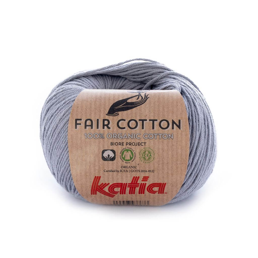 Katia 26 - Mittelgrau Katia Fair Cotton bei bei bei bei bei bei bei bei bei bei bei bei bei bei bei bei Lieblingsgarn