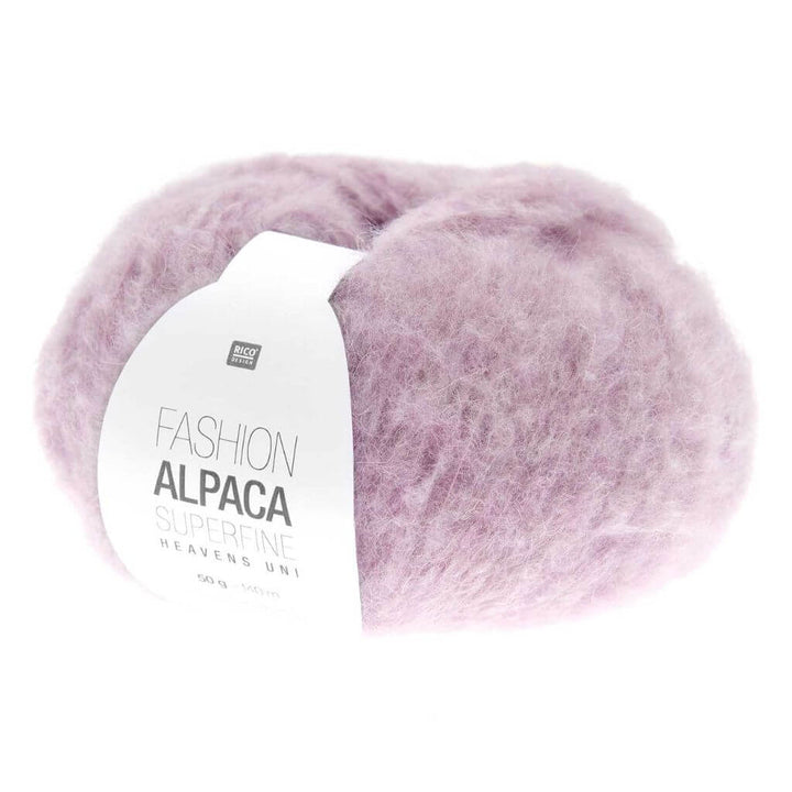 Rico Design Fashion Alpaca Superfine Heavens Uni, Farbe 005 Flieder – Alpaka und Synthetik bei Lieblingsgarn