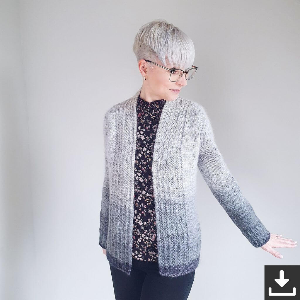 Feinmotorik Pattern All Used Up Cardigan Strickanleitung - Feinmotorik (PDF) bei bei bei bei bei bei bei bei Lieblingsgarn