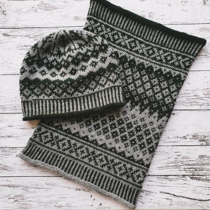 Feinmotorik Pattern Jaqaru Cowl und Mütze Strickanleitung - Feinmotorik (PDF) bei bei bei bei bei bei bei bei Lieblingsgarn