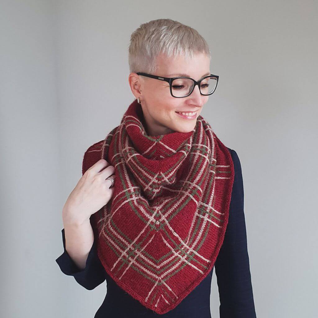 Feinmotorik Pattern Tuch Ode to Scotland Strickanleitung - Feinmotorik (PDF) bei bei bei bei bei bei bei bei Lieblingsgarn