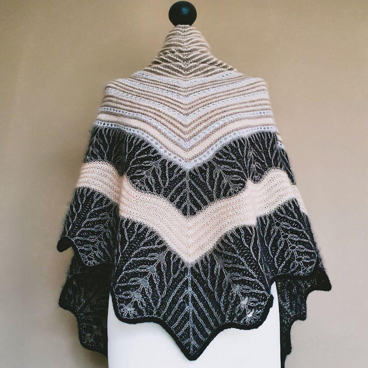 Feinmotorik Pattern Tuch Rokoko Strickanleitung - Feinmotorik (PDF) bei bei bei bei bei bei bei bei bei bei Lieblingsgarn